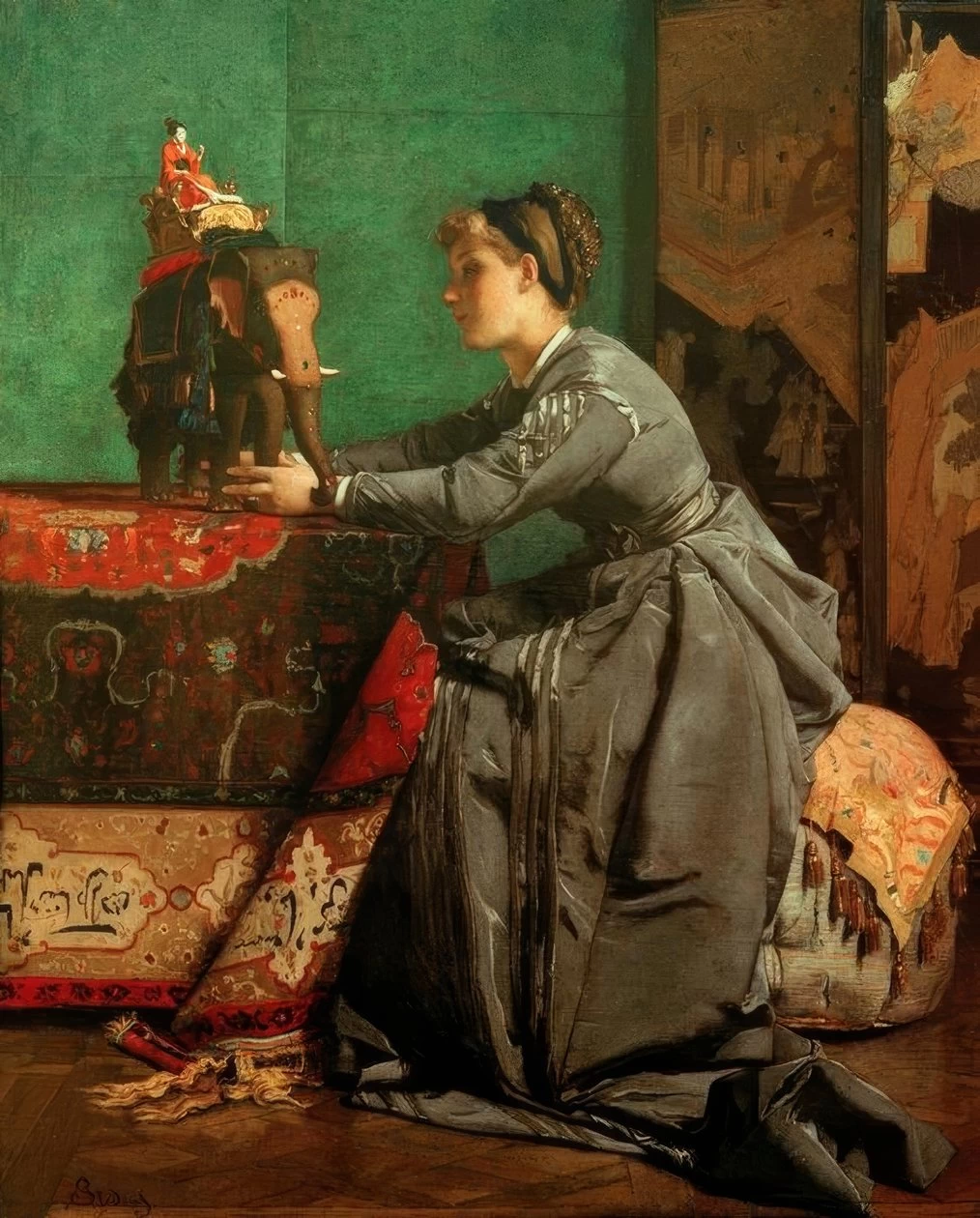 Alfred Émile Stevens - India a Parigi , 1867